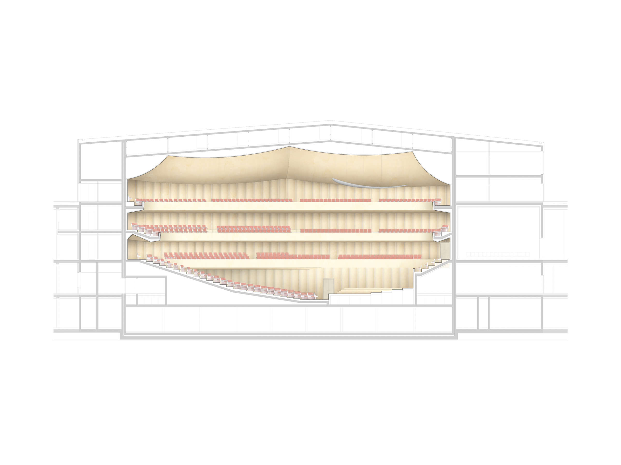 Section concert hall 