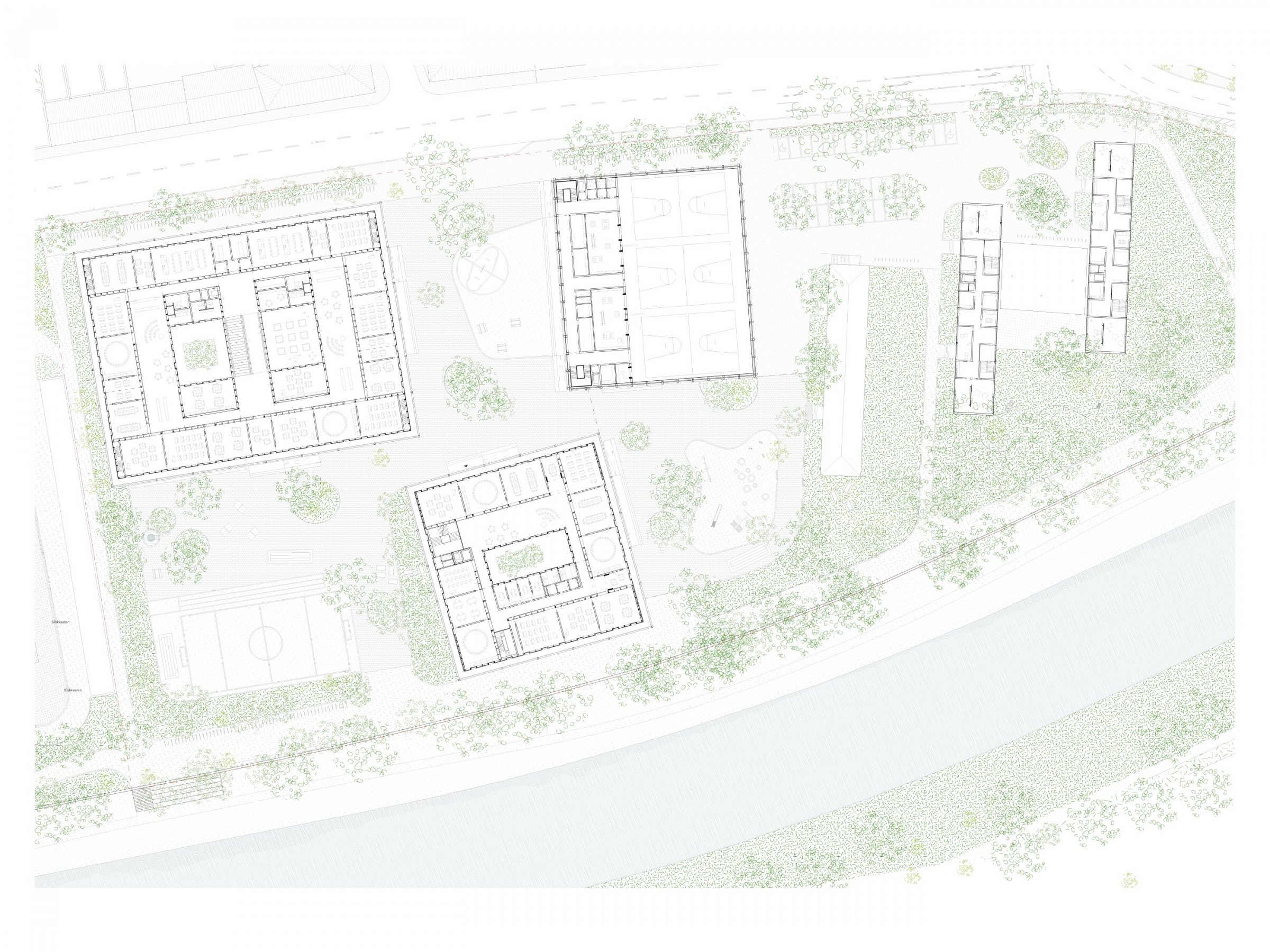 Bildungscampus Pforzheim, first floor 