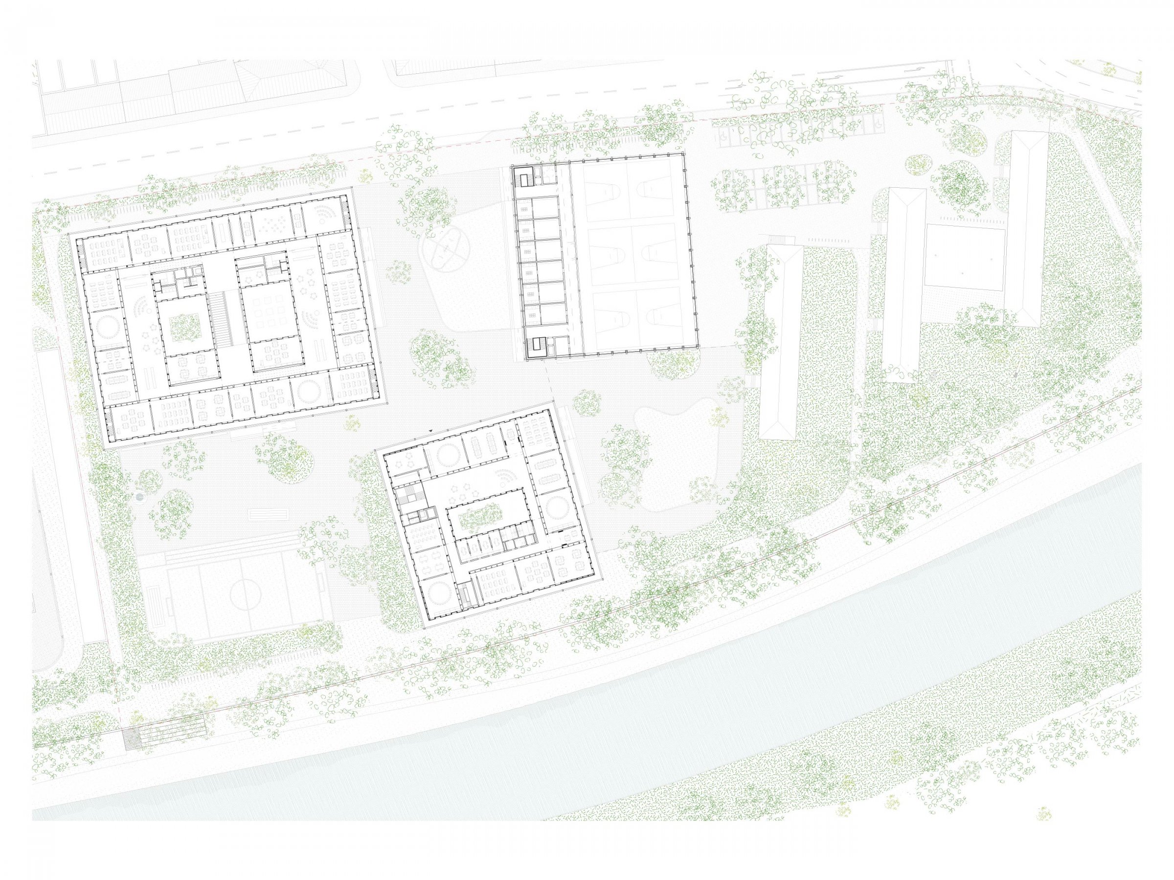 Bildungscampus Pforzheim, second floor 