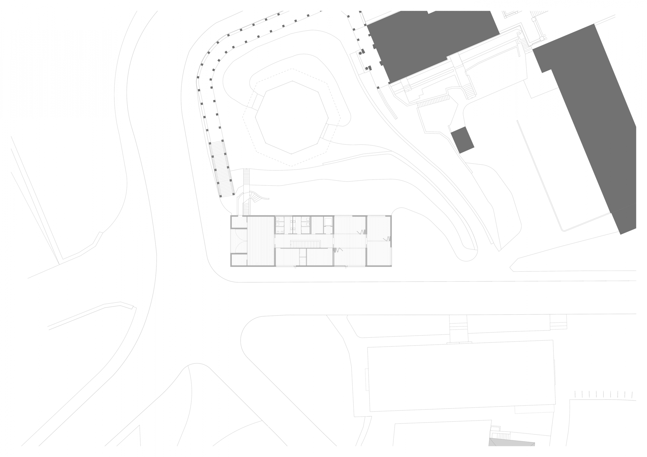 Besucherzentrum Schloss Sanssouci_Neubau des Schweizerhauses_first floor 