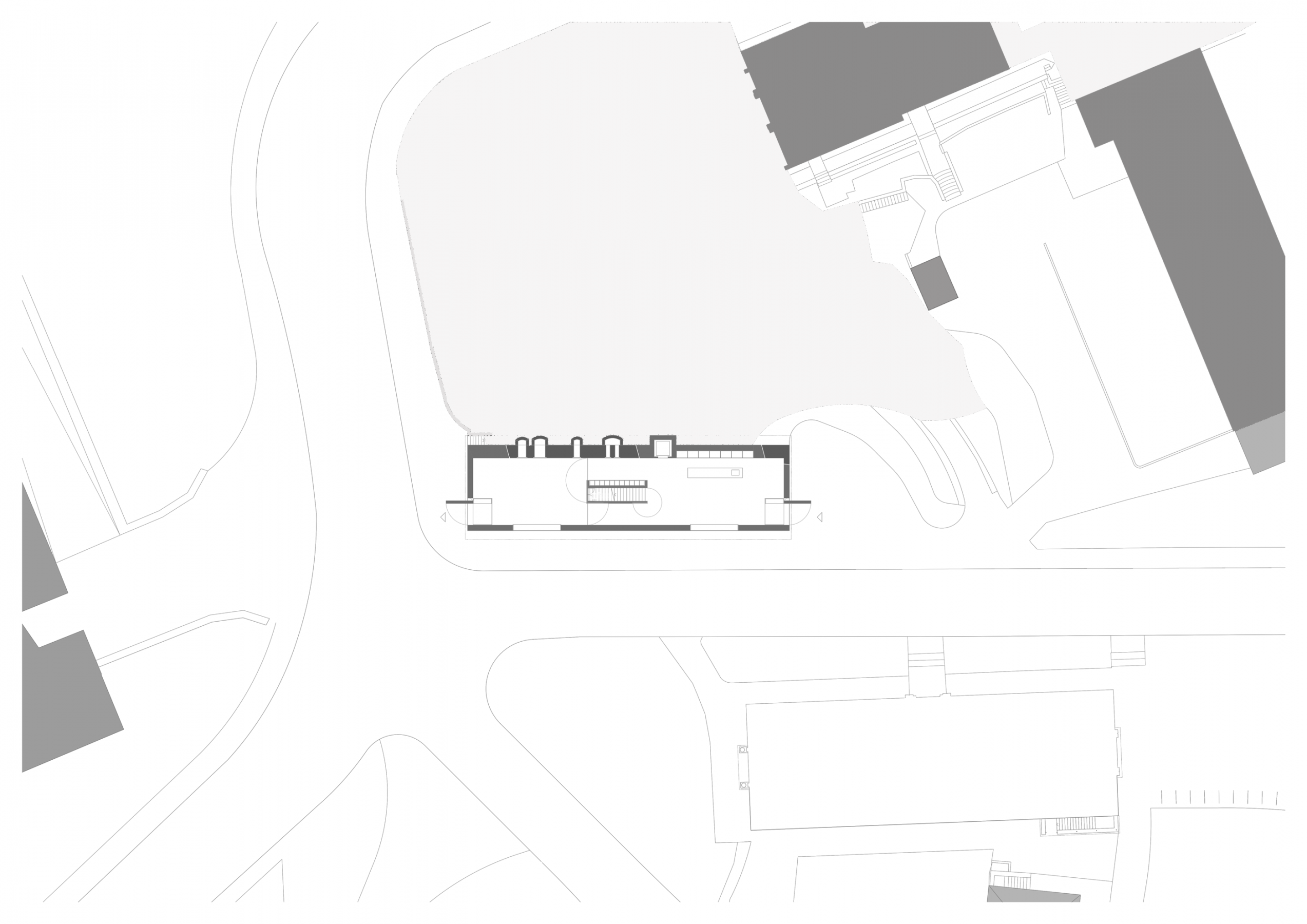 Besucherzentrum Schloss Sanssouci_Neubau des Schweizerhauses_ground floor 