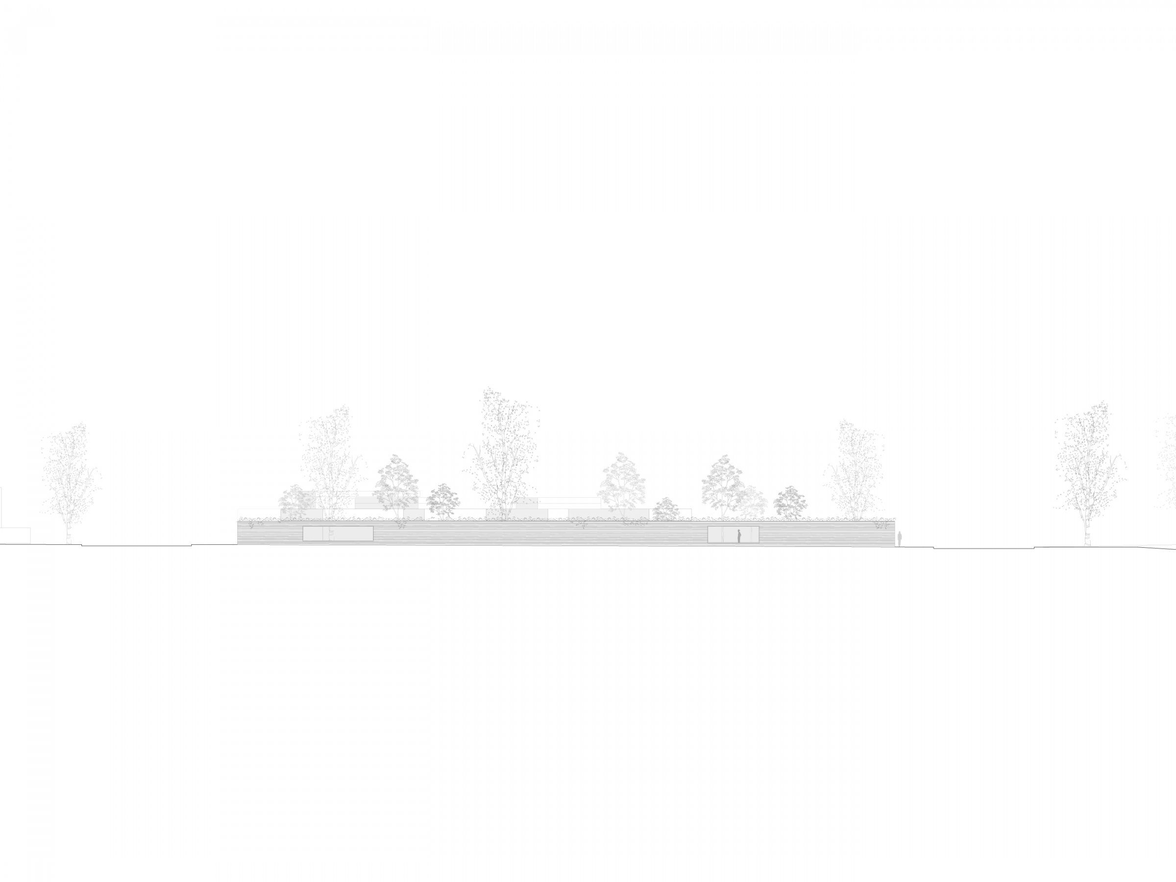 Kindertagesstätte Gudrunstraße, elevation west 