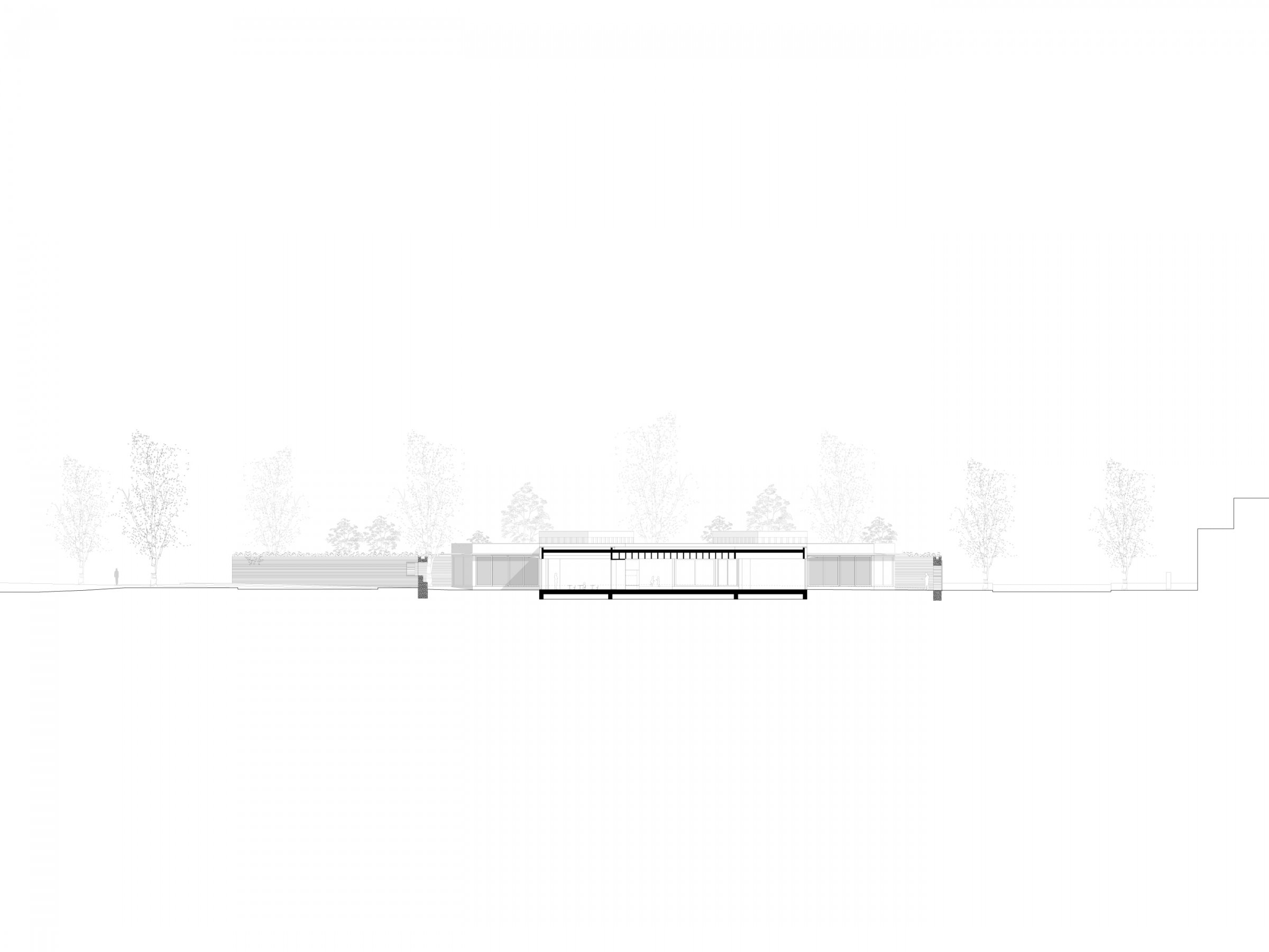 Kindertagesstätte Gudrunstraße, cross section 